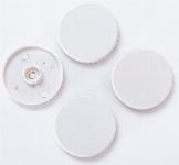 Thermrad (reserve) set a 4 afdekkapjes tbv Tone handoekradiator, kleur wit