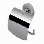 Geesa Luna toiletrolhouder met klep chroom 915508