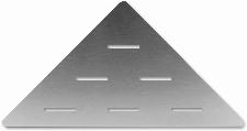 LoooX Corner Shelf hoekplanchet RVS geborsteld 30 cm CORNER30