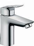 Hansgrohe Logis 100 CoolStart wastafelkraan met waste chroom 71102000