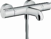 Hansgrohe Ecostat 1001CL badthermostaat m. omstel m. koppelingen HOH=15cm chroom 13201000