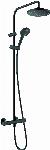 Hansgrohe Vernis Blend Showerpipe met douchethermostaat Eco Smart mat zwart 26089670
