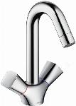 Hansgrohe Logis 180 wastafelkraan met waste chroom 71222000