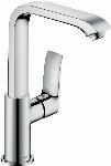 Hansgrohe Metris wastafelkraan uitloop draaibaar chroom 31187000