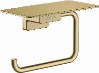 Hansgrohe AddStoris toiletrolhouder met planchet brushed bronze 41772140