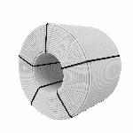 Solar PE-RT vloerverwarmingsbuis 16mm x 2,0mm wit afname rol 600m w16601