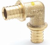 Rehau Rautitan LX+Gfitting messing knie, 20 x 20mm (schuif x schuif)