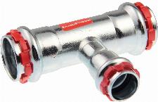 VSH SudoPress C stalen verloop T-stuk 35 x 28 x 35 mm pers 6561082