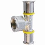 Wavin Tigris Gas M1 overgangs T-stuk cilindrisch, 16x1/2"x16 (pers x binnendraad x pers)