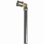 Wavin Tigris Gas M1 overgangsknie met koperovergang conisch, 16x15mm (pers x pers)