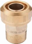 Rehau Rauvitherm Knelkoppeling 50x4,6 - 1 1/2" buitendraad