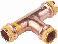 VSH SudoPress Koper Gas T-stuk 15mm 3x pers 6674448