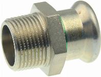VSH XPress RVS puntstuk 22 mm pers x R 3/4" buitendraad 6190646