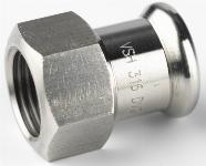 VSH XPress RVS schroefbus 28 mm pers x Rp 1/2" binnendraad 6193308