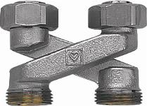 Herz passeerstuk HOH 50 mm G3/4", buisaansluiting bu-draad G3/4"