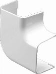 Canalit AC verticaal hoekstuk aircokanaal 90�, kunststof, opklembaar (snap), hxb 60x80mm, wit RAL9010