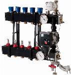 Rehau 3001 ESP vloerverwarming verdeler kunststof 3/4" 5 groepen 13756511001