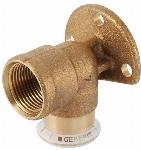 Geberit Mapress brons muurplaat L=36 mm m/BI 15-Rp1/2"