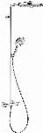 Hansgrohe Croma Select S, Douchecombinatie, 240mm hoofddouche, 398mm arm, 2jet, handdouche, thermostaat, slang, chroom/wit