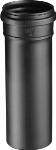 Ubbink Verlengbuis luchttoevoer PP 80mm diameter 250mm lengte 2mm dikte plastic zwart 0222898