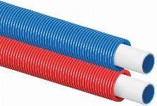 Uponor Uni pipe plus leiding / buis 16x2mm in mantel blauw op rol E=75m 1063059
