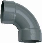 Wavin Wadal PVC L-Bocht 88 graden 90 M/M
