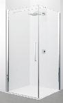 Novellini Young 2.0 G, douchedeur, draaideur, hxb 2000x890mm, profiel mat chroom, 6mm glas helder Y2G891B