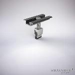 Solarstell Easy middenklem 26 - 30mm voor bevestiging van pv paneel, zwart