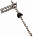 Esdec ClickFit Basic, stokschroef, RVS, M10x200mm, met strip