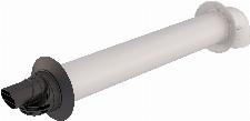 Ubbink Rolux 5H muurdoorvoer HR 60/100 CC (bocht 87�) PP/KS zwart 0229010