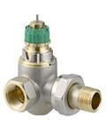 Danfoss Dynamic Valve 2-in-1 radiatorafsluiter 013G7720 Type RA-DV Dubbel haaks Links DN15