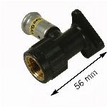 Henco muurpl gas 16-1/2bi 40mm