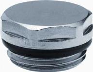 Solar blindstop 1/2" + O-ring chroom 0015