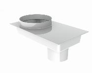 Burgerhout adapter metaal 80-80 - 80/125 400453876