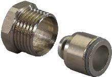 Uponor Uni-X schroefkoppeling Heimeier MLC  16mmx1/2" buitendraad 1013978