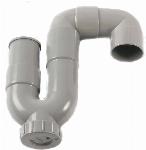 Wavin ABS inbouwsifon universeel 32mm, grijs