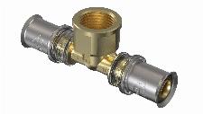 Wavin Tigris M5 overgangs T-stuk cilindrisch met lekdetektie-functie 90°, 20x3/4"x20 (pers x binnendraad x pers)