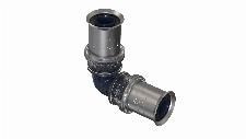 Wavin Tigris K5 kniekoppeling met akoestische lekdetectie-fuctie 90°, 40x40mm (pers x pers)
