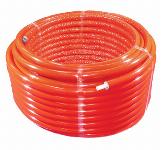 Wavin Tigris PEX/AL buis met 13mm isolatie rood 20x2,25mm lengte 50m 4361620050