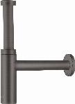 Hansgrohe Flowstar S designsifon, aanpassingsafstand 60-165mm, afstand wand max. 330mm, G 1.1/4", DN32, geborsteld zwart chroom
