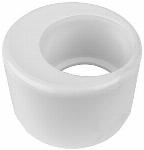 Wavin Wadal pvc L-inzetverloop doorsnede 40x32 mm excentrisch spie/mof wit