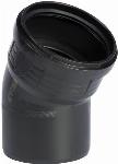 Pipelife PP Master bocht 90 30gr m/s zwart