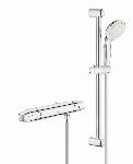 Grohe Grohtherm 1000 NEW douchethermostaat met Tempesta glijstangset 60 cm chroom h.o.h 120 mm 34822004