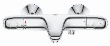 Grohe Grohtherm 1000 badthermostaat HOH = 15cm met koppelingen chroom 34816003