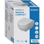 Geberit Renova Compact combipack diepspoel 3-6l, PK rimfree 48cm met zitting wit 500.803.00.1