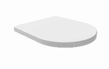 Solar luxe closetzitting met deksel, met softclose en quick release, wit