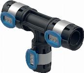 Geberit FlowFit verloop T-stuk PPSU d25-20-25