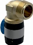 Geberit FlowFit overgangsbocht 90gr BU brons d20-R3/4"