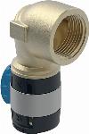 Geberit FlowFit overgangsbocht 90gr BI brons d20-Rp1/2"