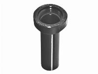 QuickStream PE Trechteraansluiting Zwart 2,5"x40
